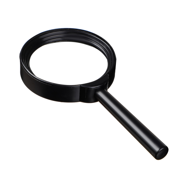 Лупа увеличительная d6см, пластик, 5-ти кратное увеличение