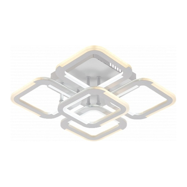 Люстра светодиодная 80Вт 3000-6000K белый MP61854/4+1 WH Атмосфера уюта