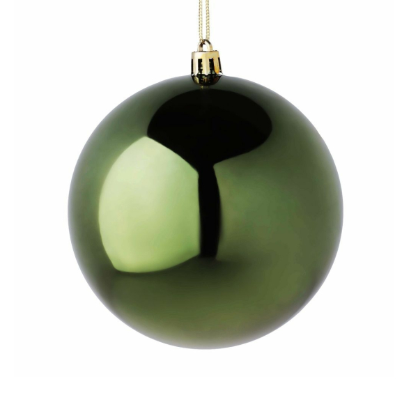 СНОУ БУМ Шар 10см пластик, болотный