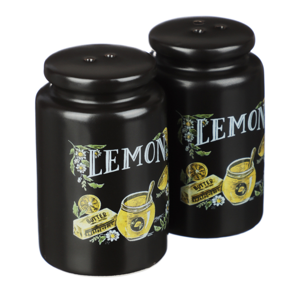 MILLIMI Лимонный курд Набор для соли и перца, 5х8см, керамика