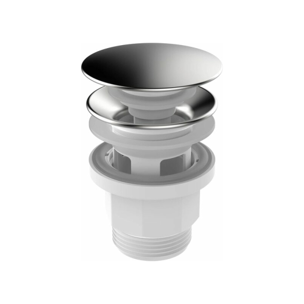 Выпуск для раковины 1-1/4" клик-клак грибок NV414 AQUANT