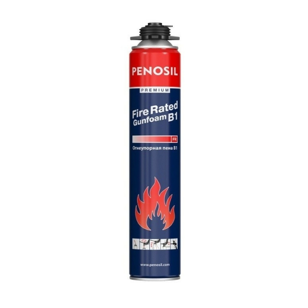 Пена проф противопожарная 720мл +5+30С 45л Penosil Premium Fire Rated Gunfoam B1