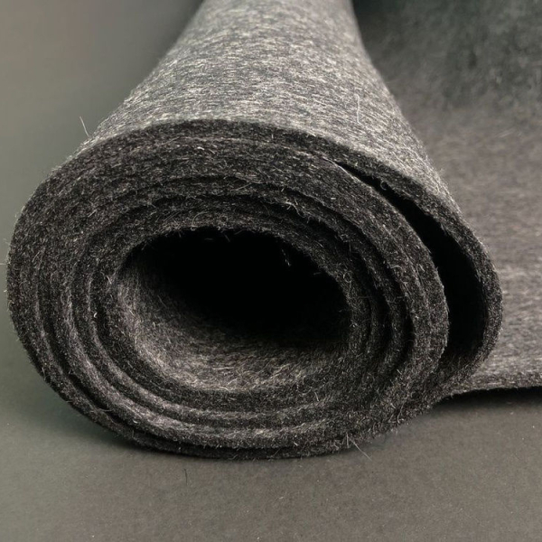 Войлок шерстяной иглопробивной 8мм технический (1700 мм) 15мп