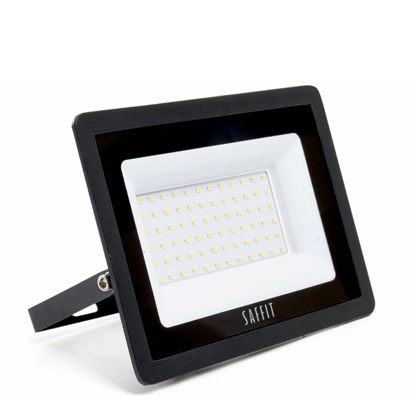 Прожектор св/д 100Вт 4000К IP65 210*180*32мм черный SFL-90-100 2835SMD Saffit