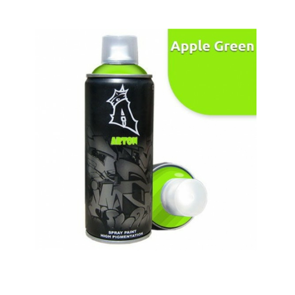 Краска аэрозоль.для граффити Green Apple 400мл ARTON