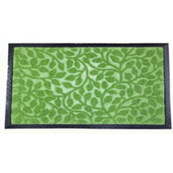 Коврик придверный BAIZHENG 60*90 (Welcome) зеленый