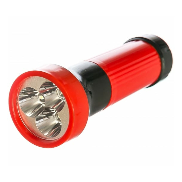 Фонарь ручной 3Вт COB 1LED 3xR03 пластик черно/красный Navigator