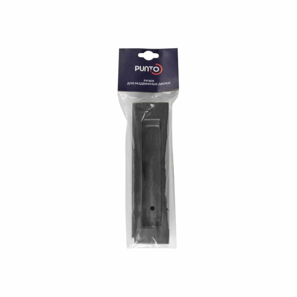Ручка для раздвижных дверей SH.SLQ152.010 (Soft LINE SLQ-010) BL черный Punto