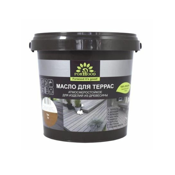 Масло для террас 1л тик