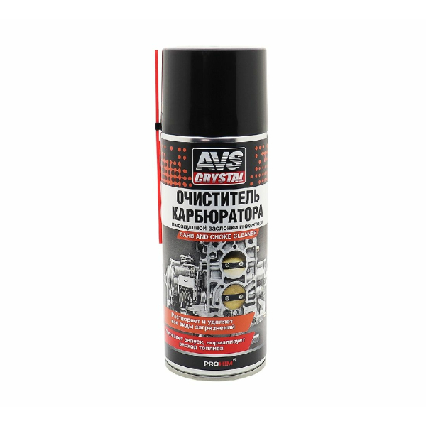 Очиститель карбюратора и воздушной заслонки инжектора 210мл AVS AVK-179