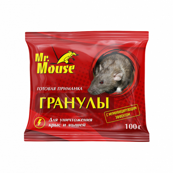 Гранулы от грызунов 100г Аванти Mr.Mouse