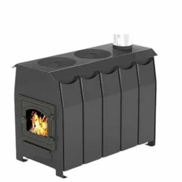 Печь отопительно-варочная Комфорт 300 дверца ДТ-3С ВЕЗУВИЙ 300м³