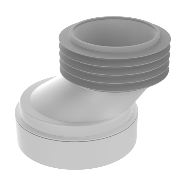 Эксцентрик жесткий для унитаза 40мм 100мм AQUANT