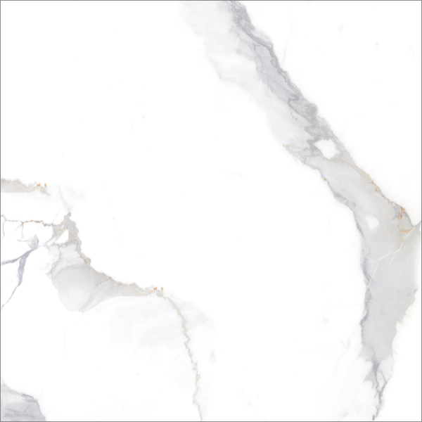 Calacatta Imperial 600*600 керамогранит белая GlobalTile 1/4