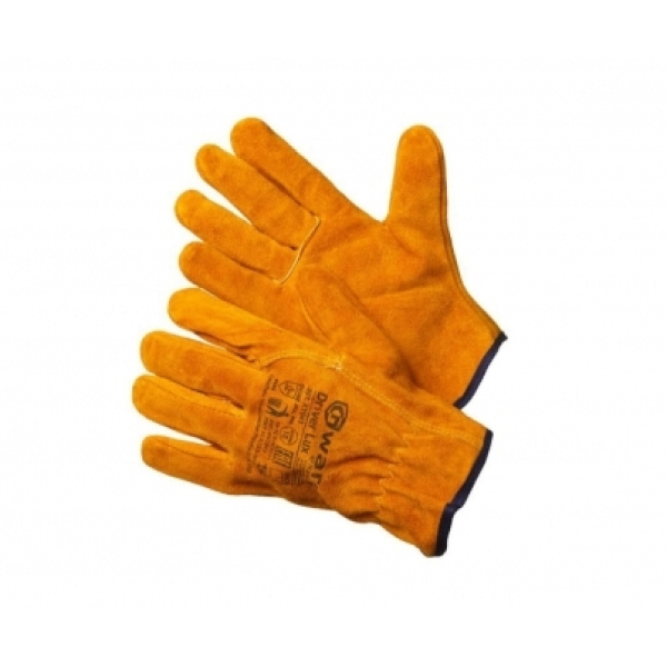 Перчатки цельноспилковые желтые Драйвер Finshark