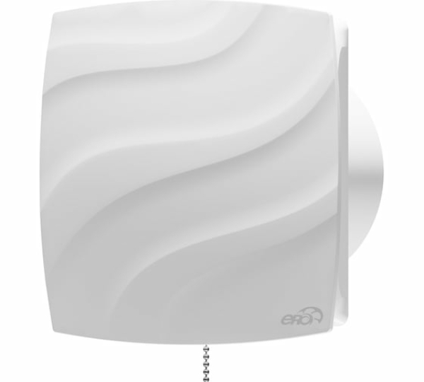 Вентилятор вытяжной 100мм 160 м.куб/ч клапан тяговый выключатель WAVE 120C-02 ЭРА