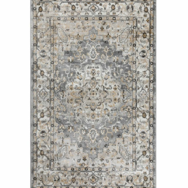 Ковер ADELINE 2*3 дизайн HG228 GREY/WHITE