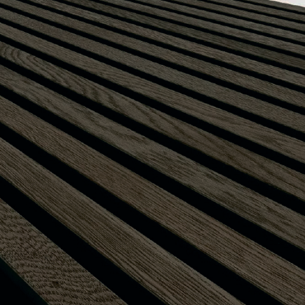 Аккустическая стеновая панель 35х12 мм  Грецкий орех  2780х600х21 1/2