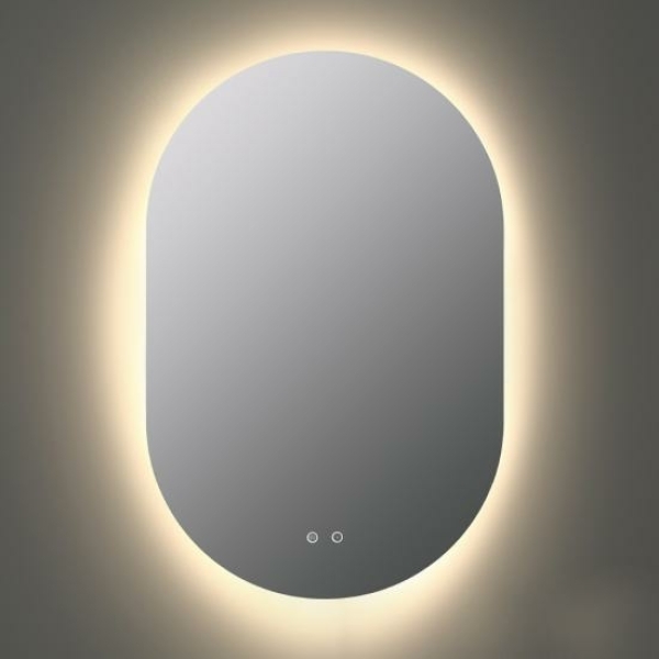Зеркало 600*900мм овальное с подсветкой антизапотевание KN-830A60/90 KNOIS