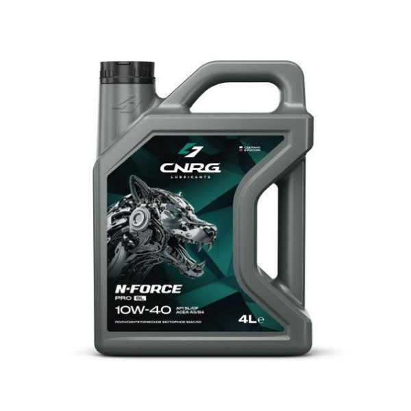 Моторное масло 10W-40 полусинтетическое 4л Сиэнерджи N-Force Pro SG/CD