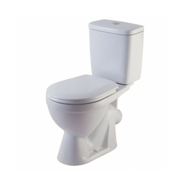 Унитаз-компакт ROSA Лира косой/нижний/пластик