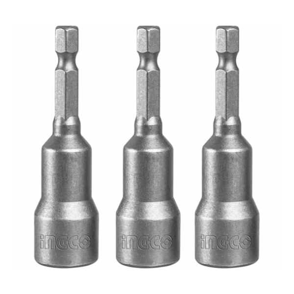 Бита с торцевой головкой 12*65мм 3шт INGCO AMN1231