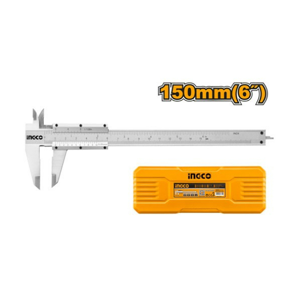 Штангенциркуль механический 150мм погрешность 0,2 INGCO