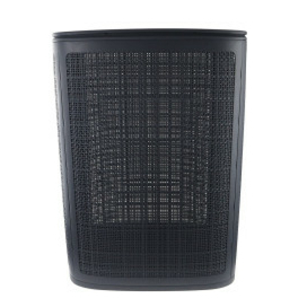 Корзина для белья 75л "Лён"графит сборная 430*321*600 АП372