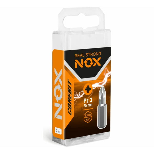 Бита PZ 3*25 бокс 5шт Nox Corebit