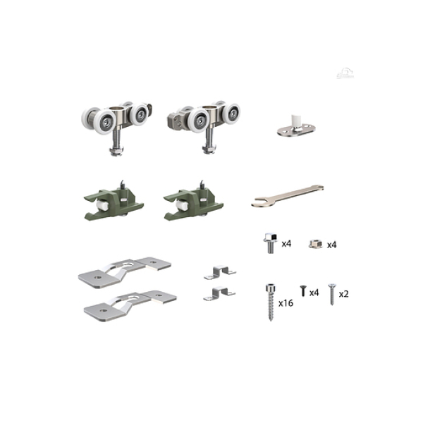 Комплект для раздвижных дверей SLD.Comfort-PRO.SET1.rollers/80