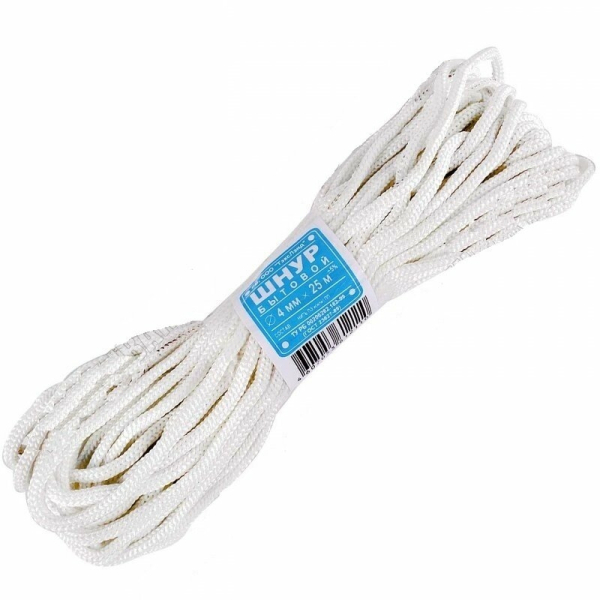 Шнур бытовой д 4 мм 25 м