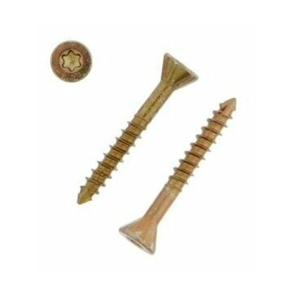 Саморез отделочный потай желтый 3,5*65