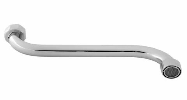 Излив для смесителя круглый Ø17мм 30см нерж.сталь 1023 SANDAY