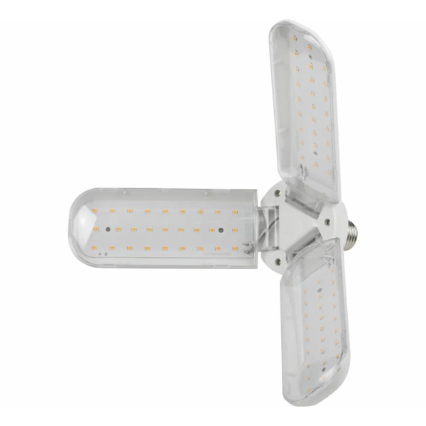 Лампа св/д для растений E27 24W фито 110x60  полный спектр 3-лепестковая настр. ЭРА FITO