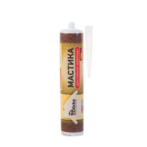 Мастика Docke для гибкой черепицы, туба 0,29л. - 0,3кг.