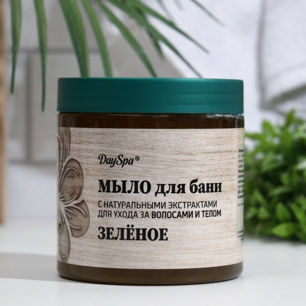 Мыло для бани и сауны густое зеленое 500мл DAY SPA