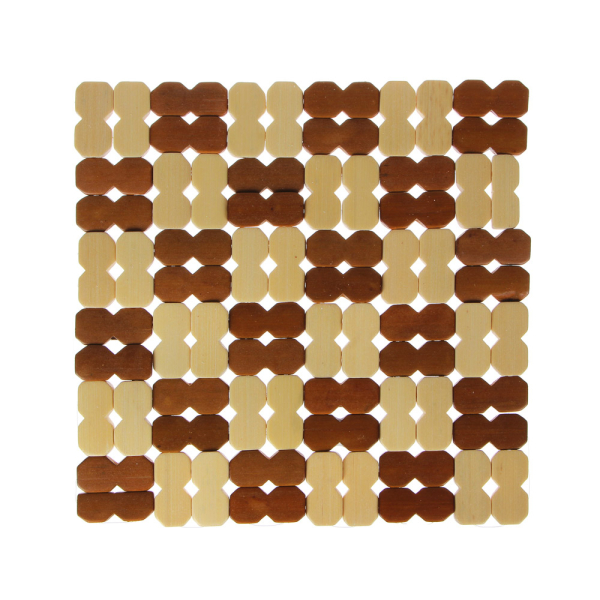 Подставка под горячее "Клетка",  19x19,5см, бамбук