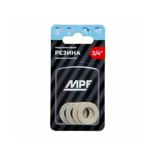 Прокладка резиновая белая 3/4" (4 шт) MPF