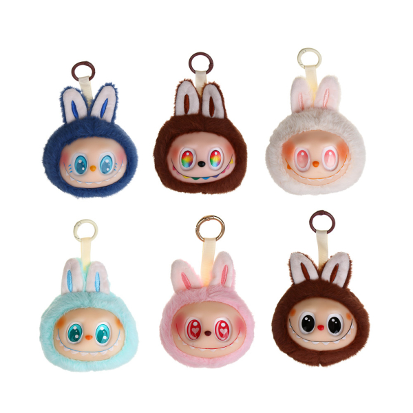 ИГРОЛЕНД Игрушка мягкая "Ла Монстрик"  на подвесе, 9х10 см, полиэстер, PVC, микс видов