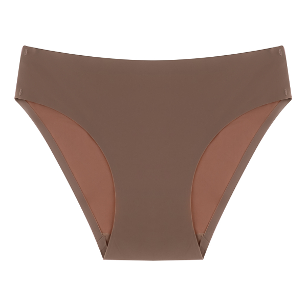 GALANTE Трусы-слипы женские бесшовные, р.44, 95%вискоза, 5%спандекс, бежевый, НБ25-9