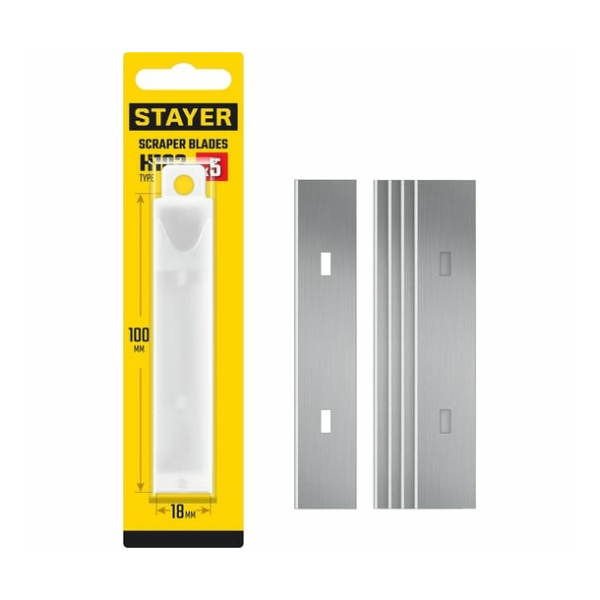 Лезвия для скребка 100мм 5шт STAYER