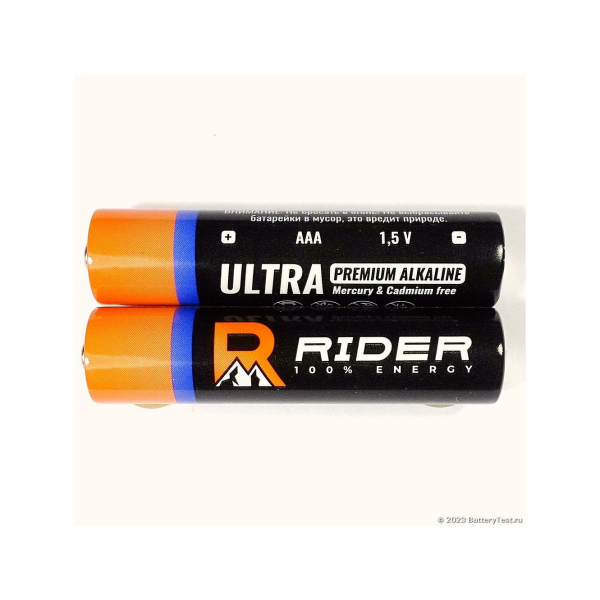 Батарейка алкалин AAA LR03 BL4 Райдер ультра премиум