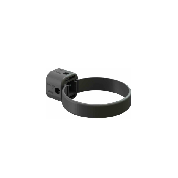 Хомут трубы FineBer Premium D80 (Графит) (без крепежа)