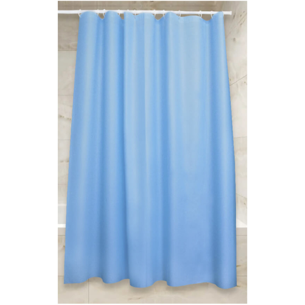 Штора для ванной 180*180 Голубая PV-204 Сантис