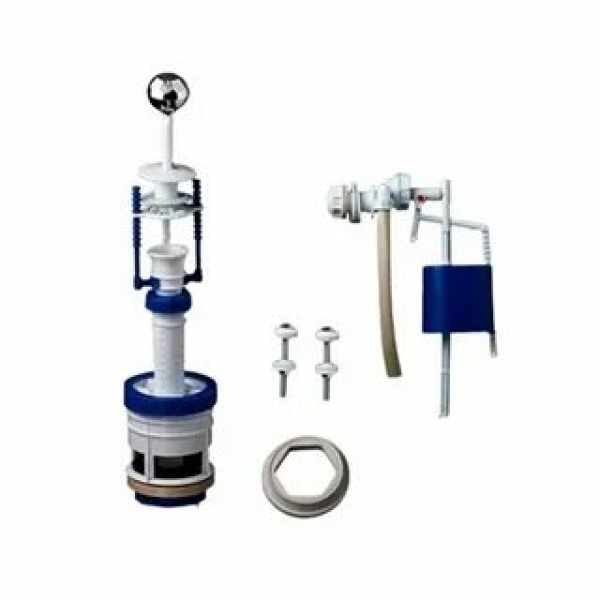 Арматура для бачка унитаза боковая подводка шток хром АС-5.1М РБМ