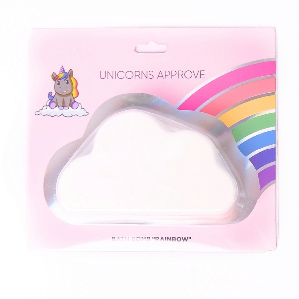 Бомбочка для ванны 130г Радужное облачко Unicorns Approve