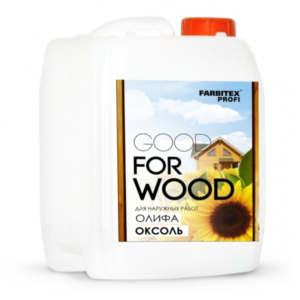 Олифа Оксоль 10л Farbitex Profi Good For Wood