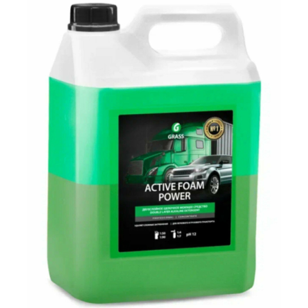 Автошампунь для бесконтактной мойки 6кг Active Foam POWER Grass