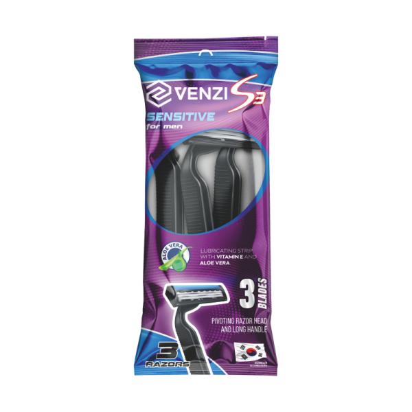 Станки одноразовые S3 Lady (3шт) Эклер Venzi