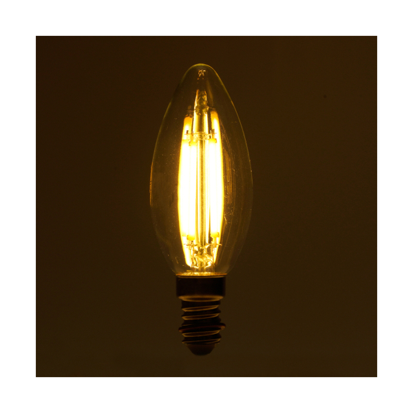 Лампа св/д C35  8Вт 2700К Е14 филамент Feron.PRO